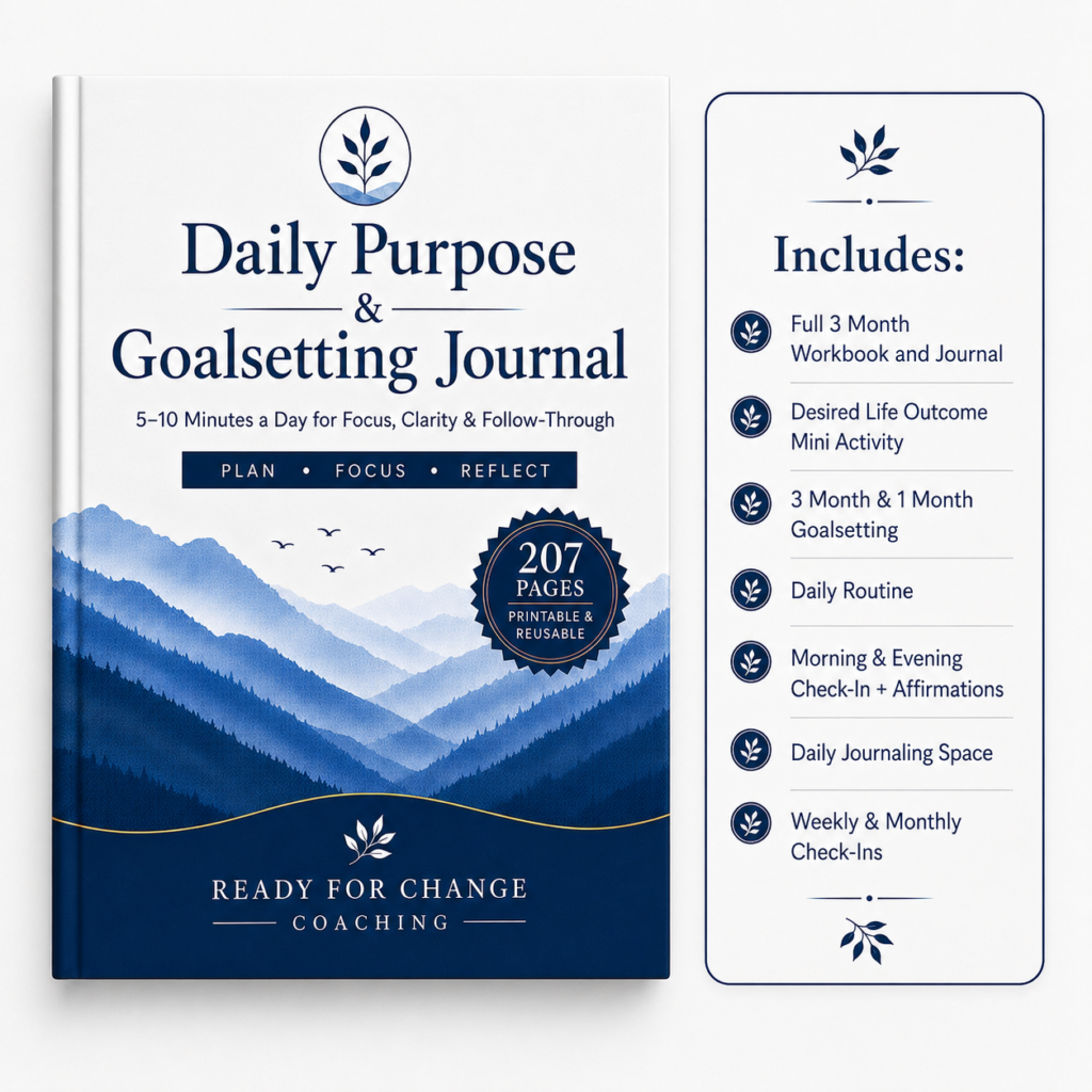 Full Daily Purpose Workbook & Goalsetting Journal