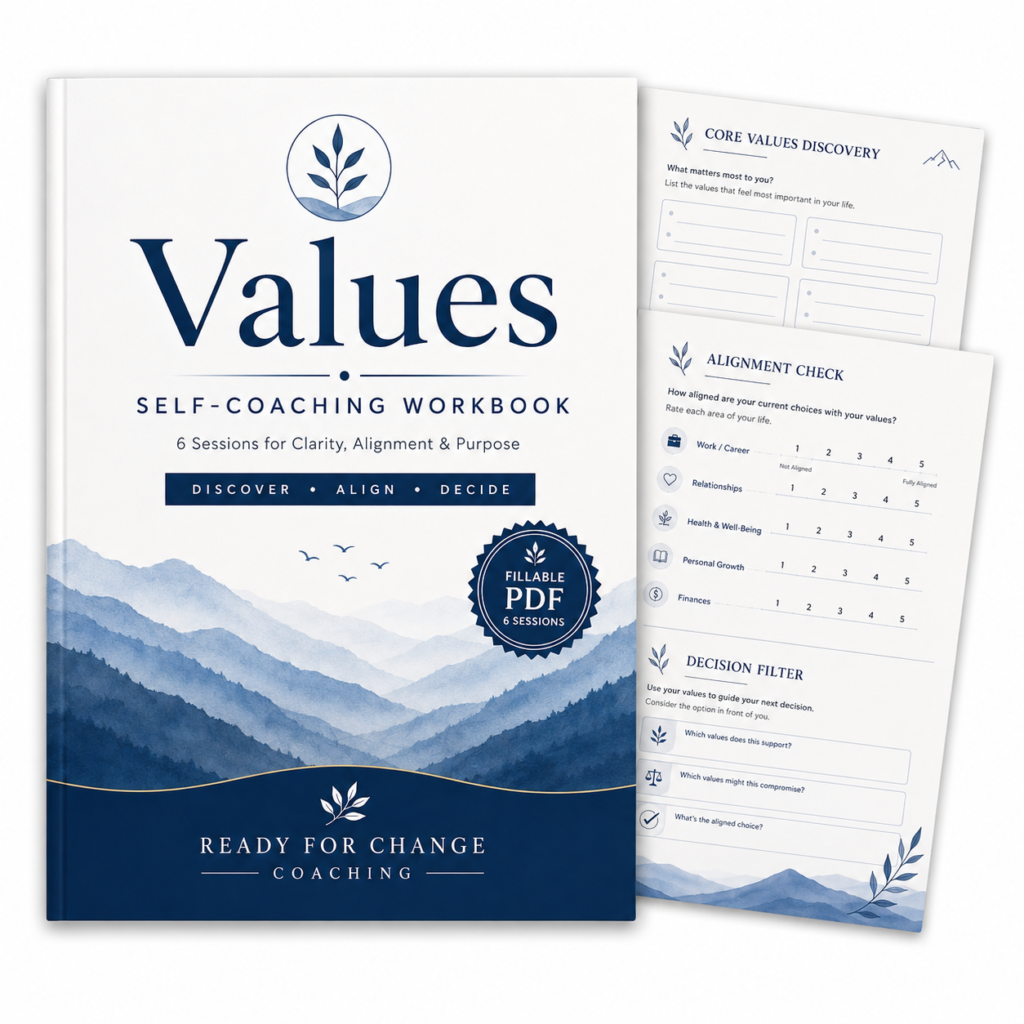 Values Self-Coaching Workbook — 6 Guided Coaching Sessions